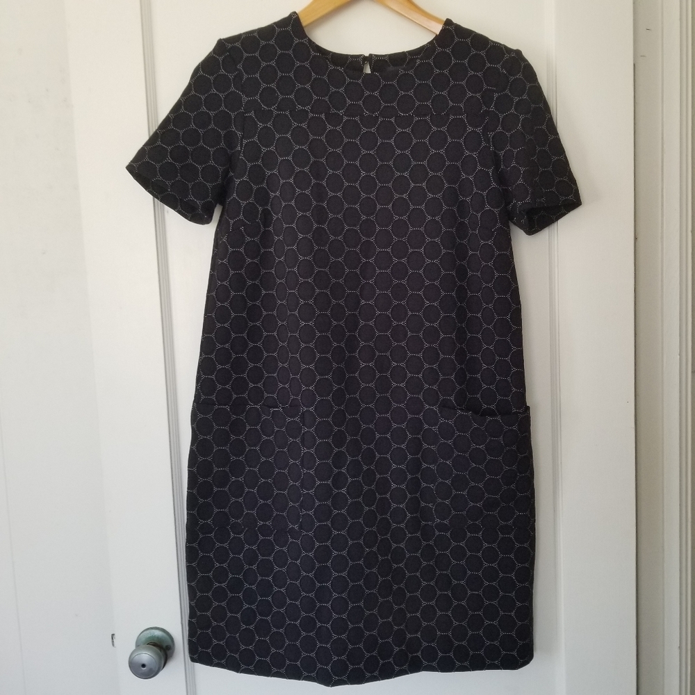 Marc by Marc Jacobs Black Scoop Neck Shift Dress